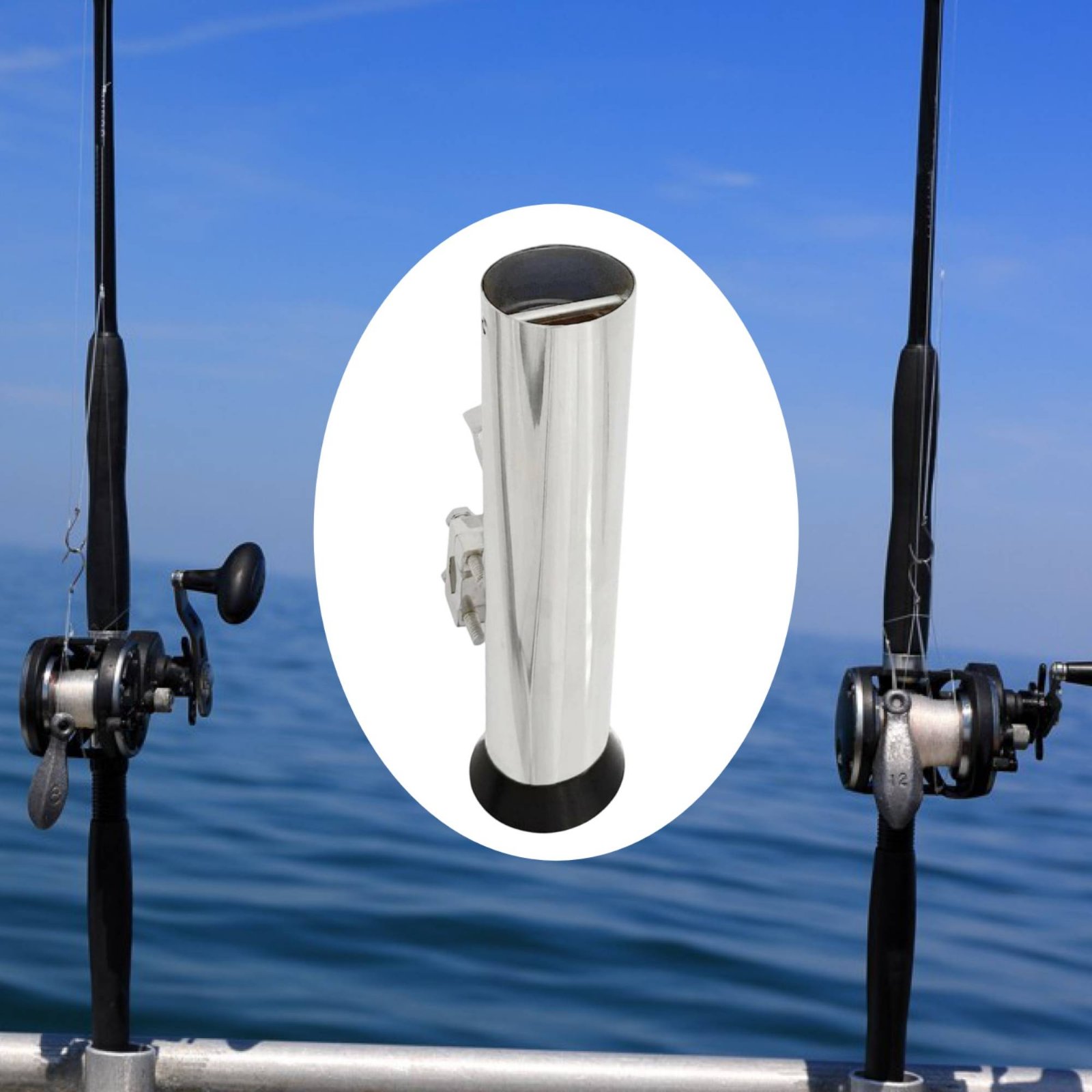 Adjustable Rail Mount Rod Hold - Fishing Rod Boat 评论和价格
