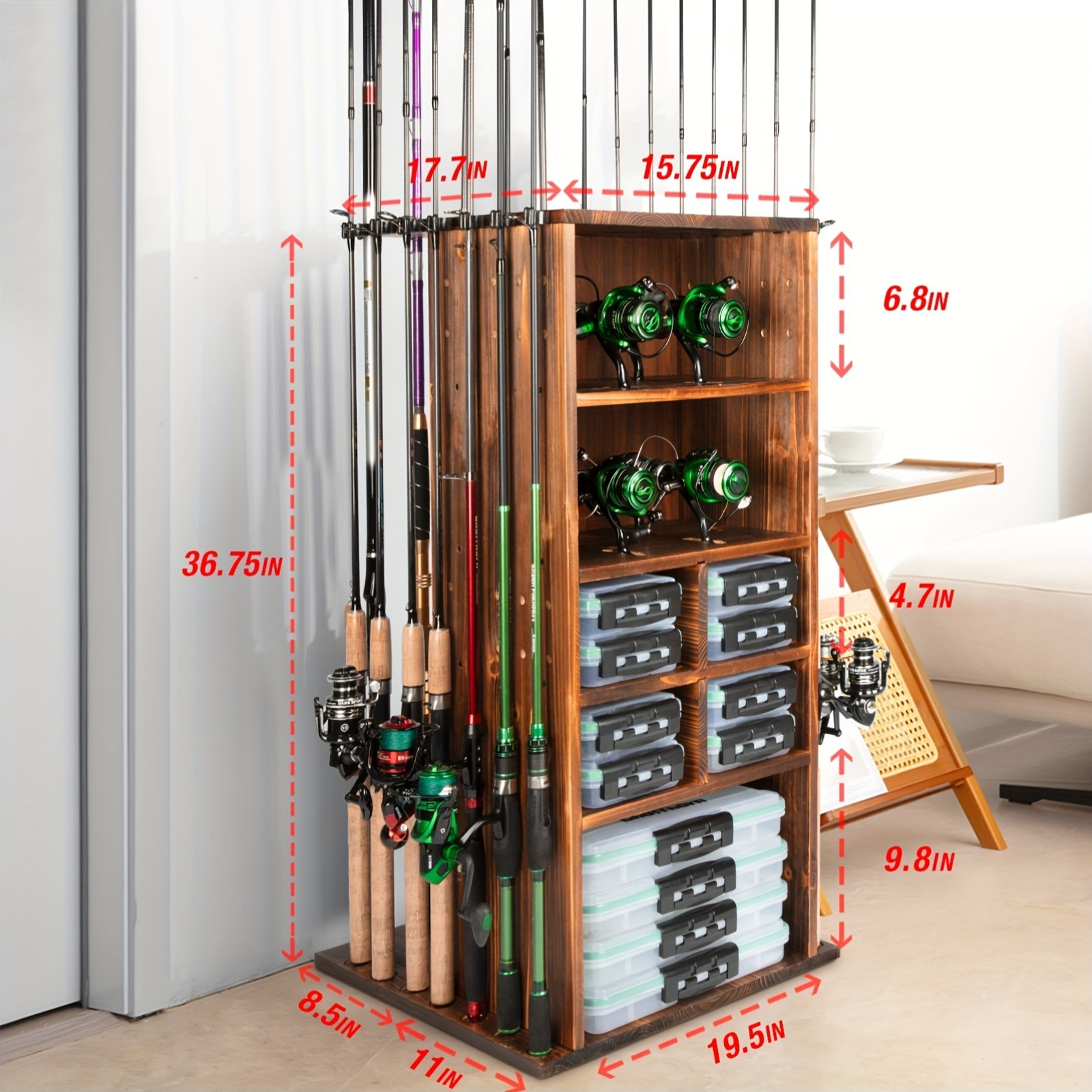 Fishing Rod Holders for Garage - Fishing Rod Rack 评论和价格