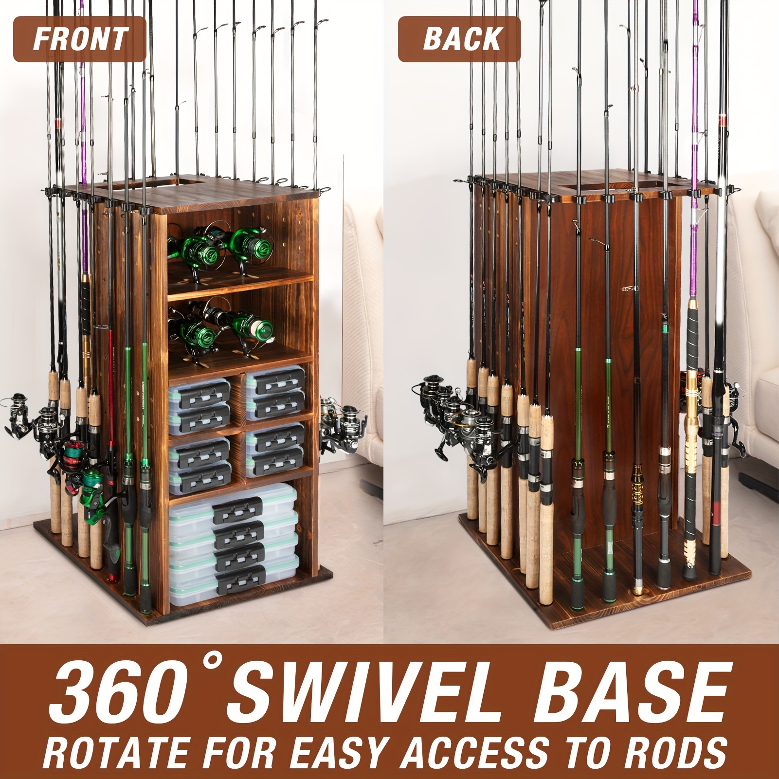 Fishing Rod Holders for Garage - Fishing Rod Rack 评论和价格