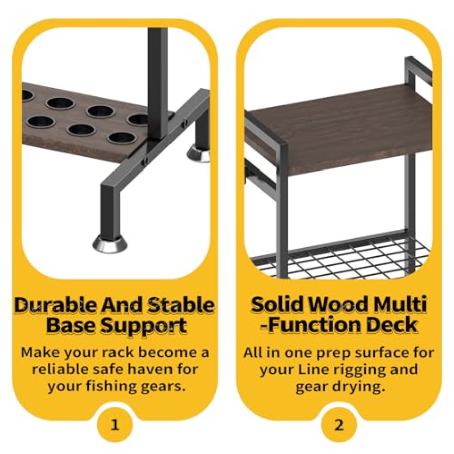 Fishing Rod Holder for Ground  - Fishing Rod Rack 评论和价格