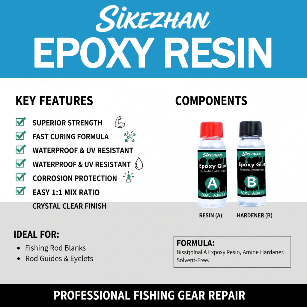 AB Epoxy 1:1 for Fishing Rod R - Fishing Rod Building Kit 评论和价格