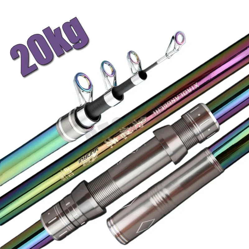 2.1m-4.5m Telescopic Spinning  - Fishing Rod Surf 评论和价格