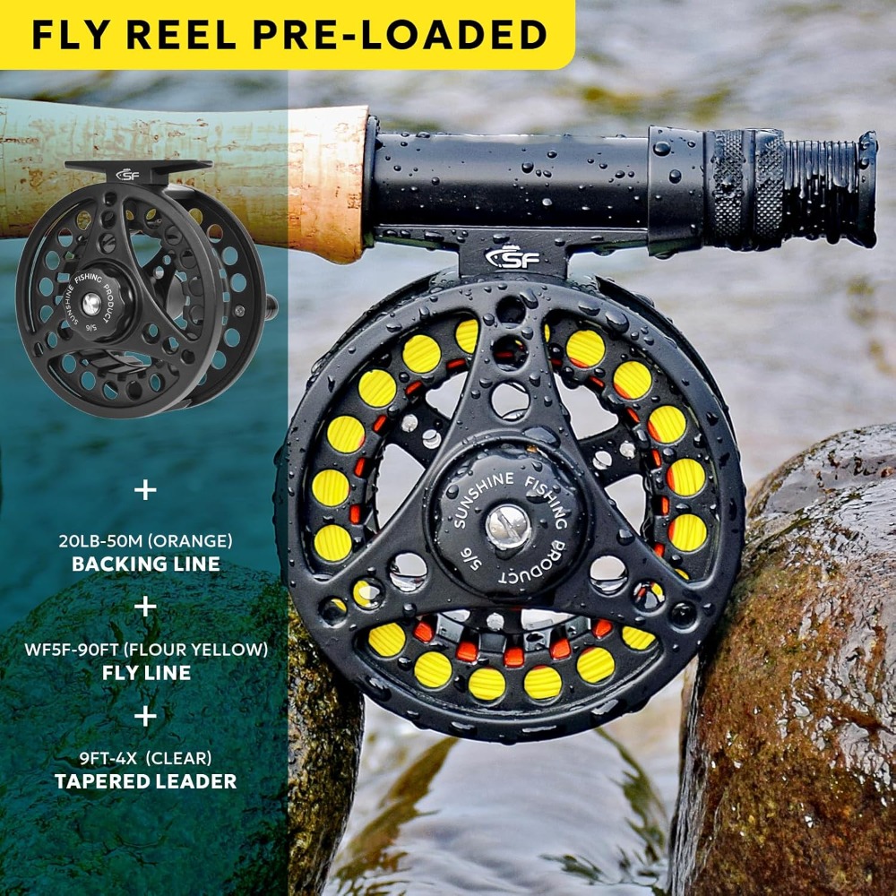 Fly Fishing Rod Combo Starter  - Fishing Rod Case 评论和价格