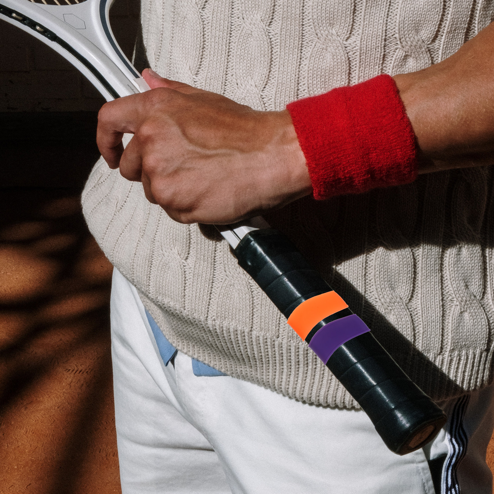 8Pcs Silicone Racket Grip Ring - Fishing Rod Carbon Fiber 评论和价格