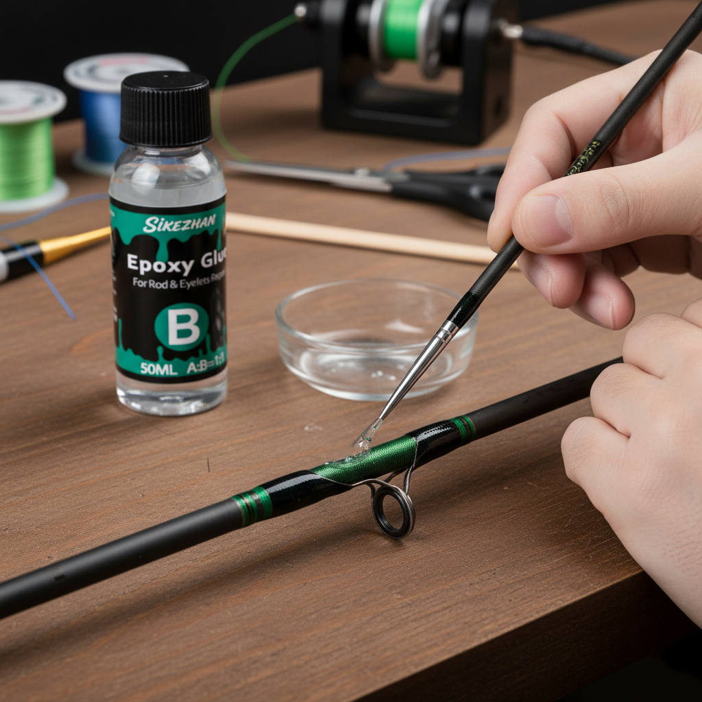 Clear 2-Part Fishing Rod Epoxy - Fishing Rod Building Kit 评论和价格