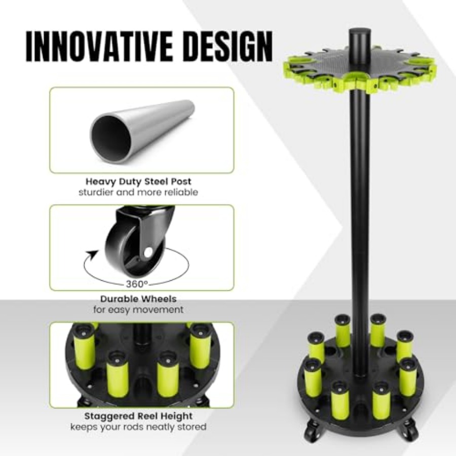 Fishing Rod Holder for Garage, - Fishing Rod Rack 评论和价格