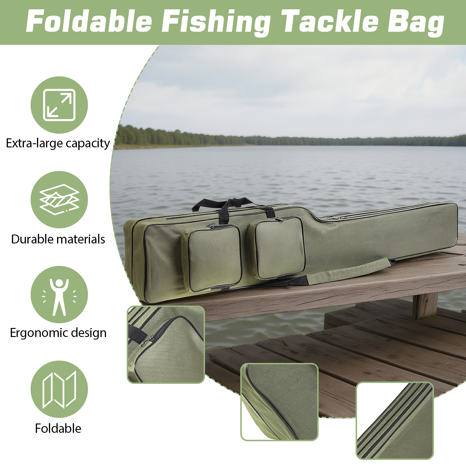 Fishing Rod Bags 150cm Waterpr - Fishing Rod Case 评论和价格