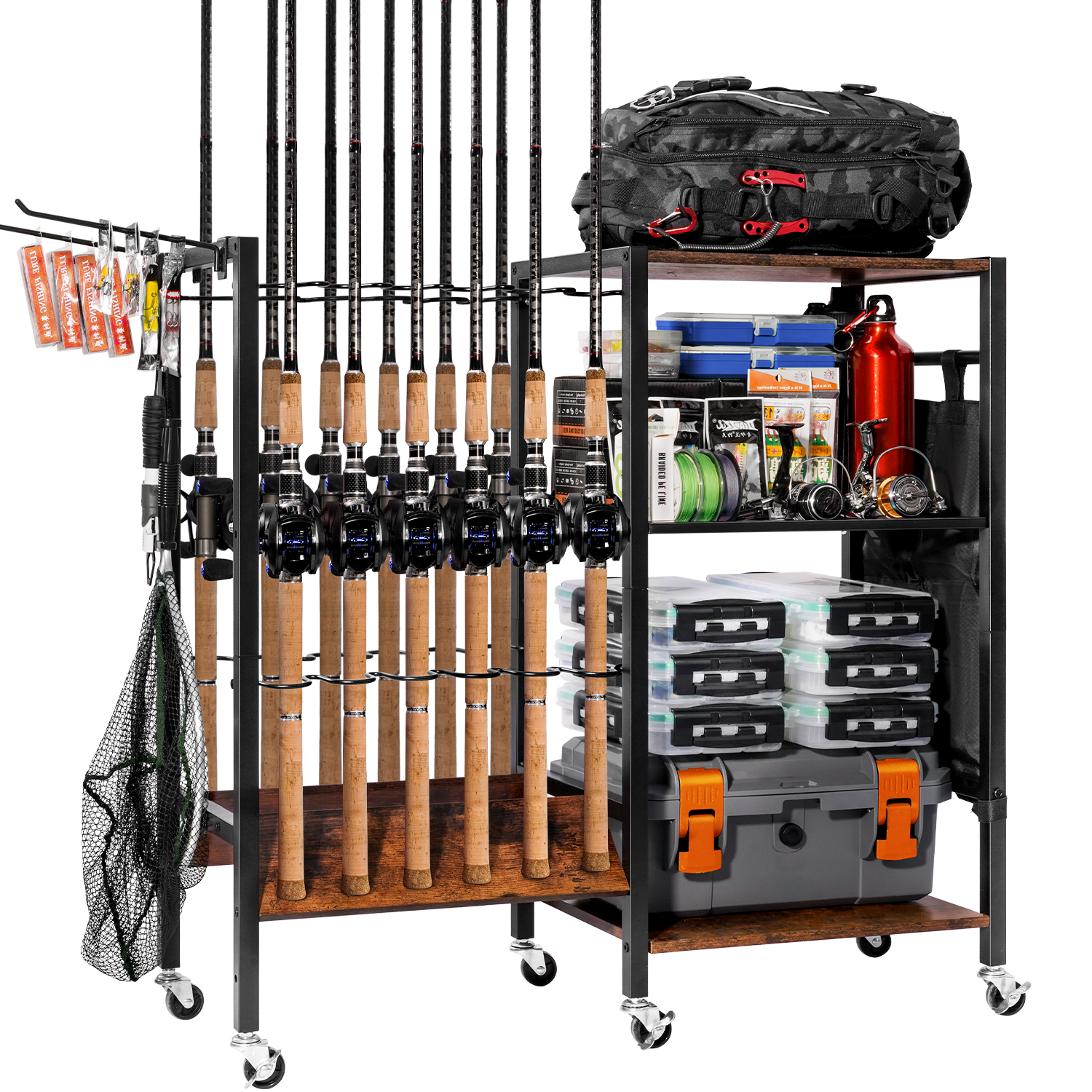 Fishing rod holder,Fishing Rod - Fishing Rod Rack 评论和价格