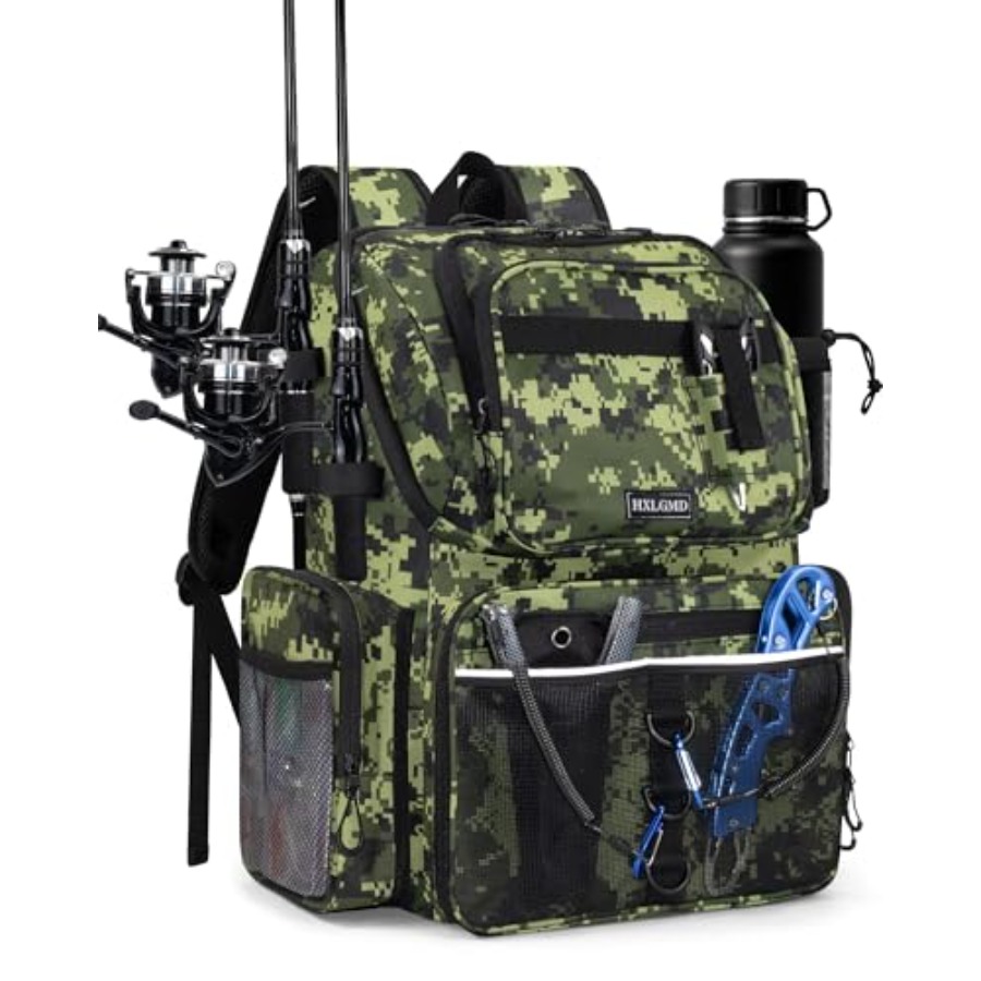 Fishing Backpack with Rod Hold - Fishing Rod Holder 评论和价格