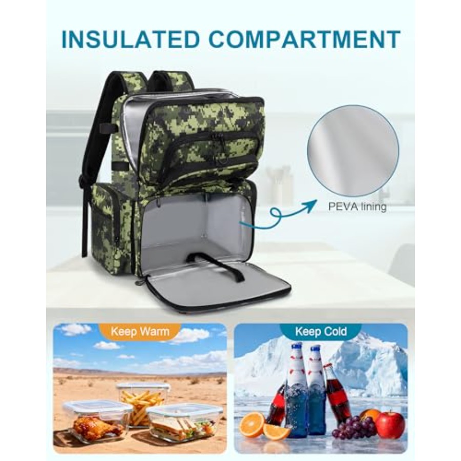 Fishing Backpack with Rod Hold - Fishing Rod Holder 评论和价格
